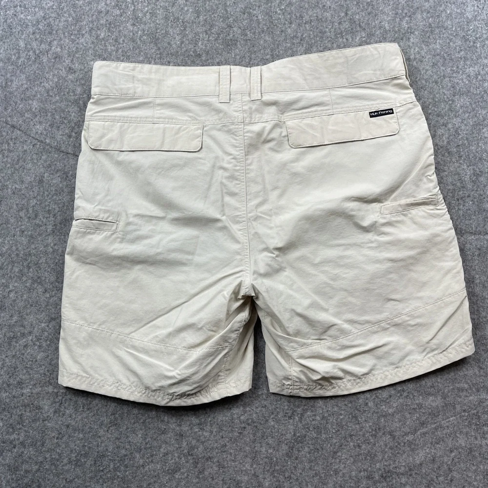 Huk Pursuit Shorts Mens XXL Khaki 7